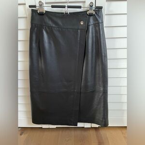 Leather skirt by Ba&sh. Size 1. Nwt